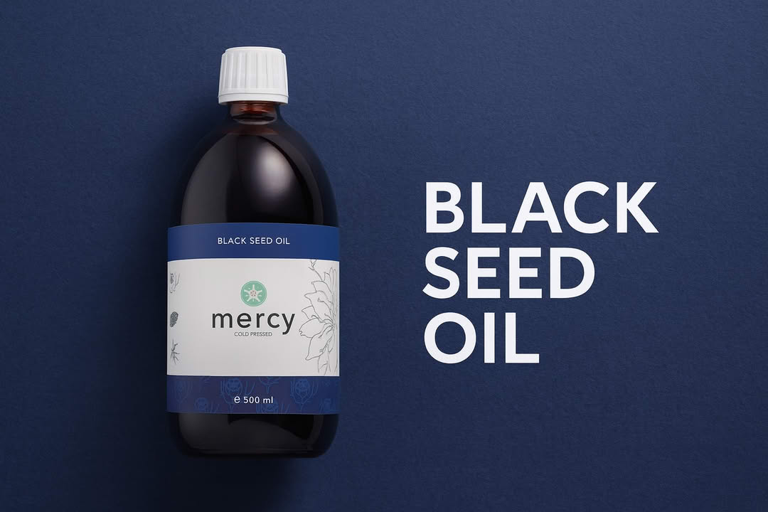 Mercy Oil Facebook ad: Organic Black Seed Oil