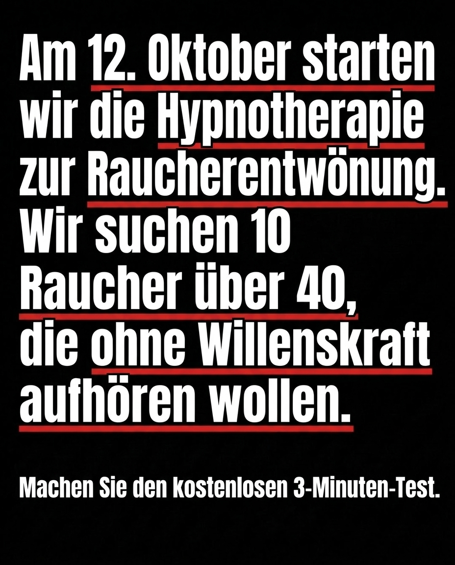 Hypnozio: power of hypnotherapy Facebook ad: Raucherentwöhnung auf eine Weise, die sich tatsächlich…
