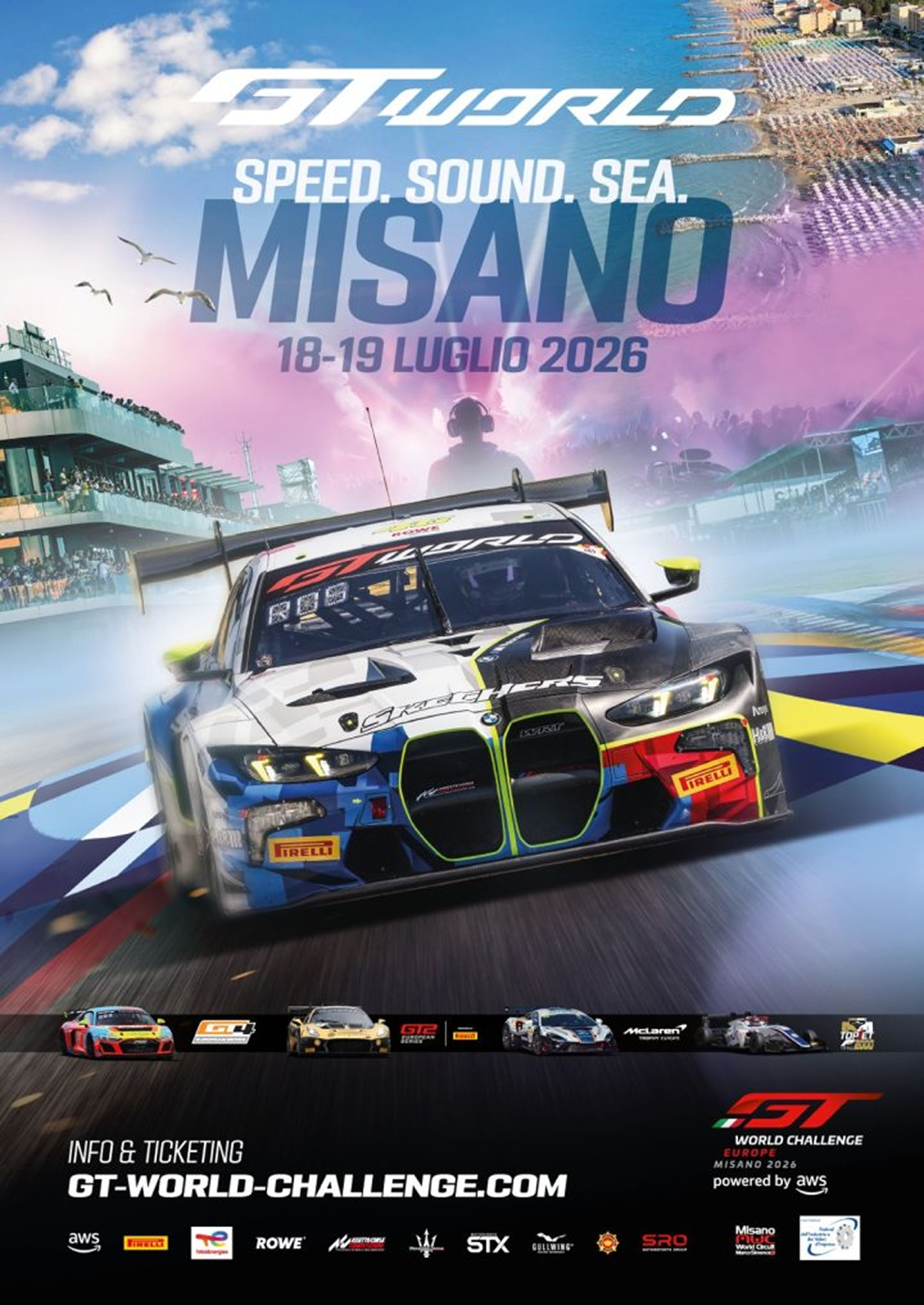GT World Challenge Europe Facebook ad: The world's best GT3 on the Riviera