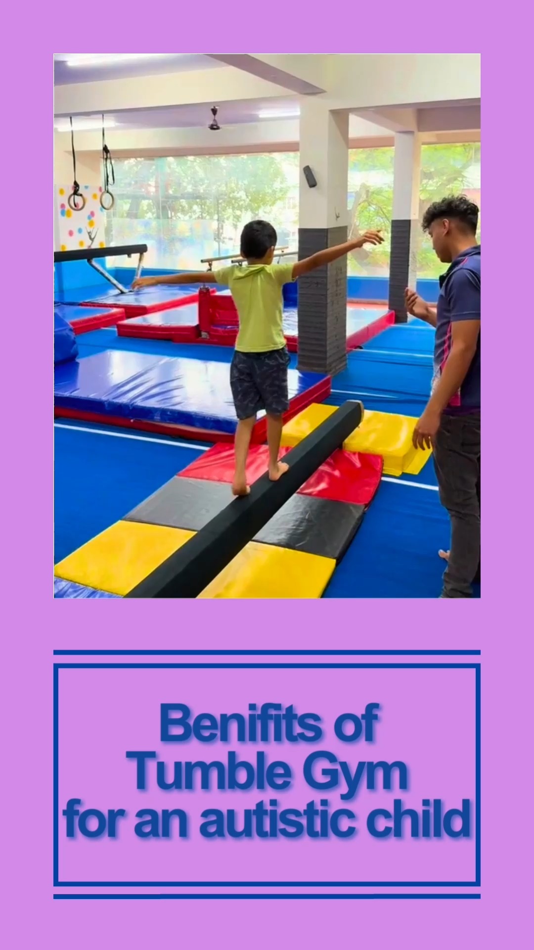 Tumble Gym Banashankari Facebook ad: Happy Customer: We’ve seen such a beautiful change…