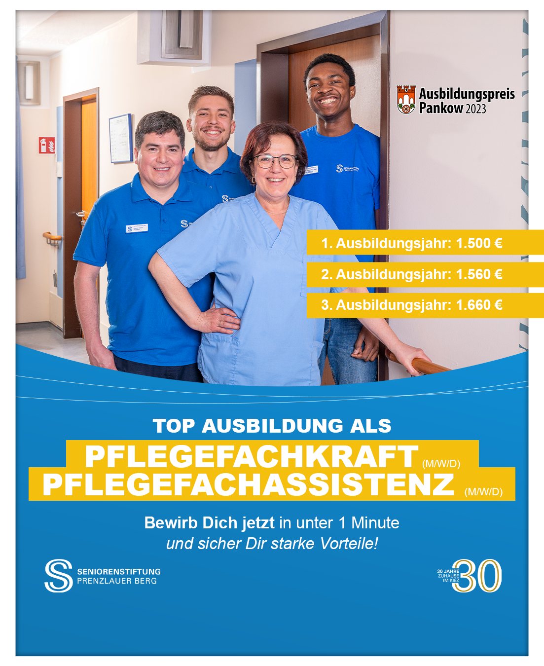 Seniorenstiftung Prenzlauer Berg Facebook ad: Jetzt unverbindlich kennenlernen