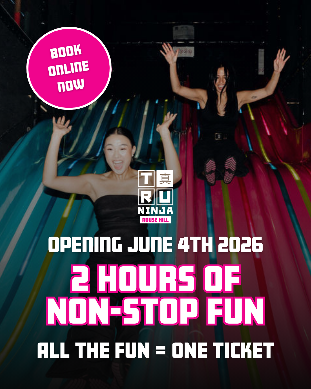 Tru Ninja Rouse Hill Facebook ad: ROUSE HILL… ARE YOU READY?!