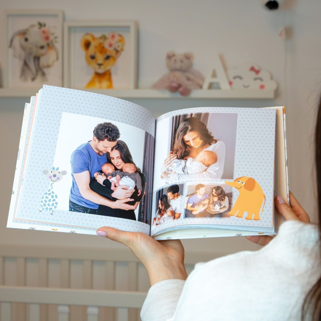 CEWE Facebook ad: Album photo de naissance