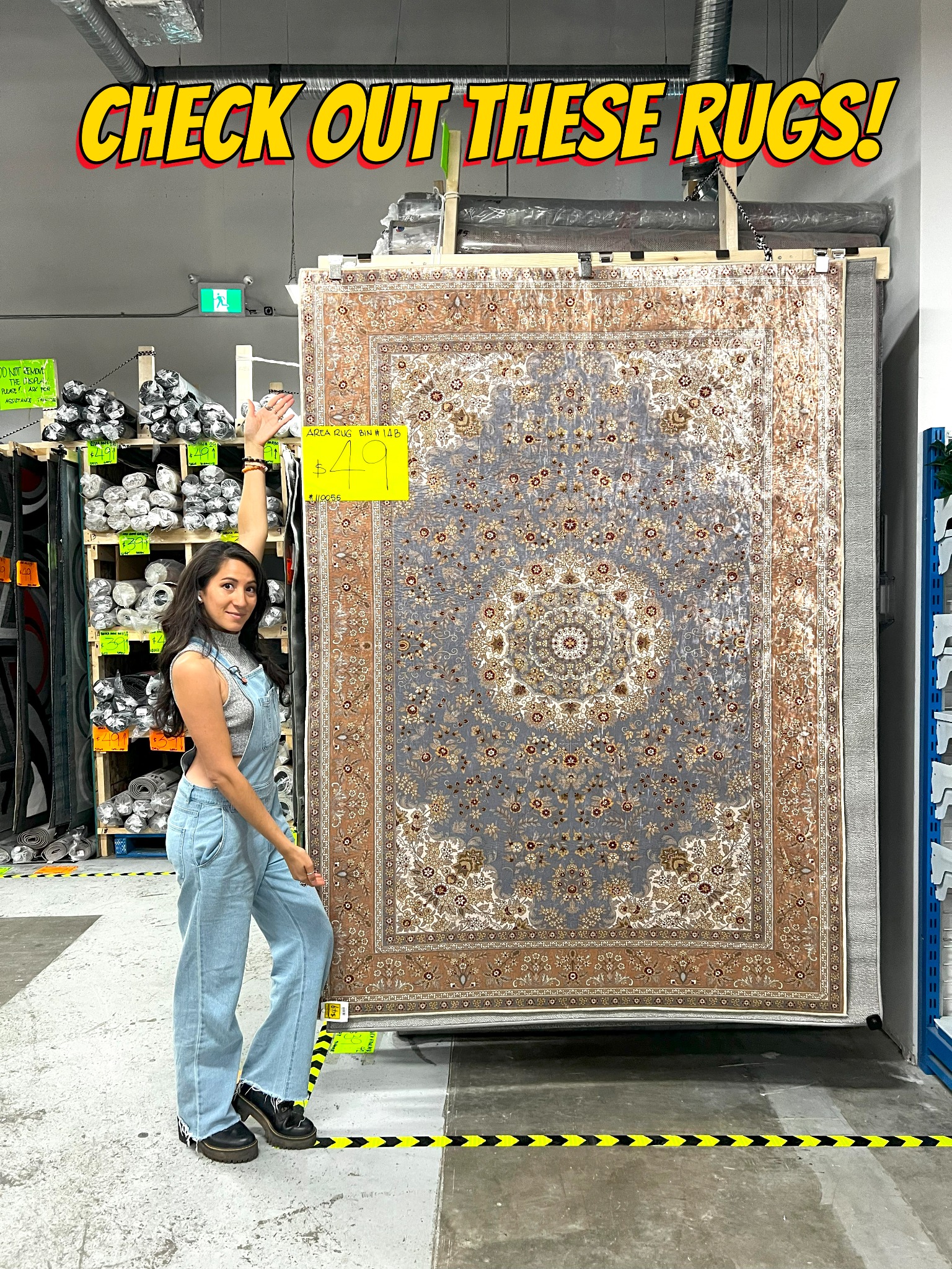 Bianca Amor's Liquidation Supercentre Facebook ad
