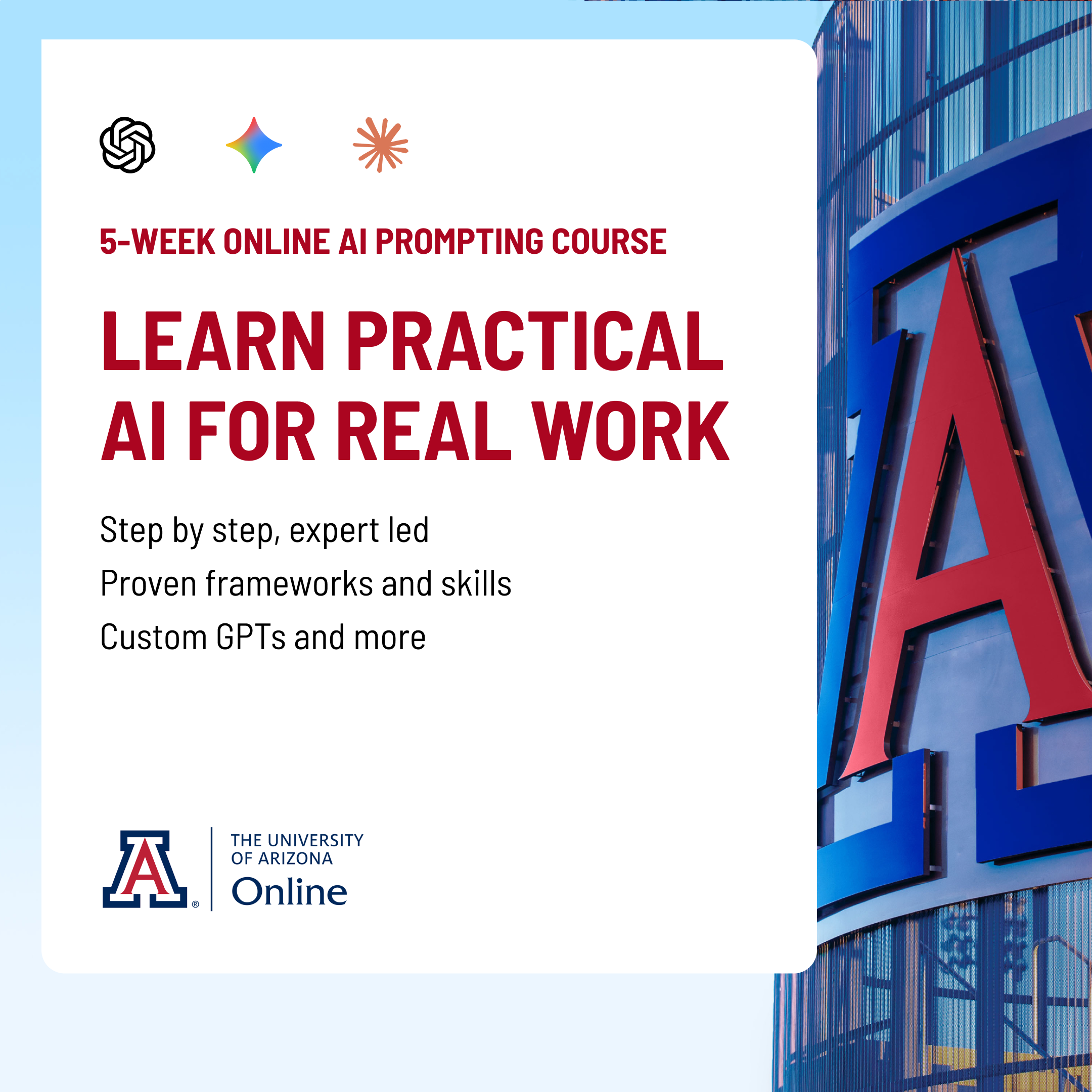 Arizona Online Professional Studies Facebook ad