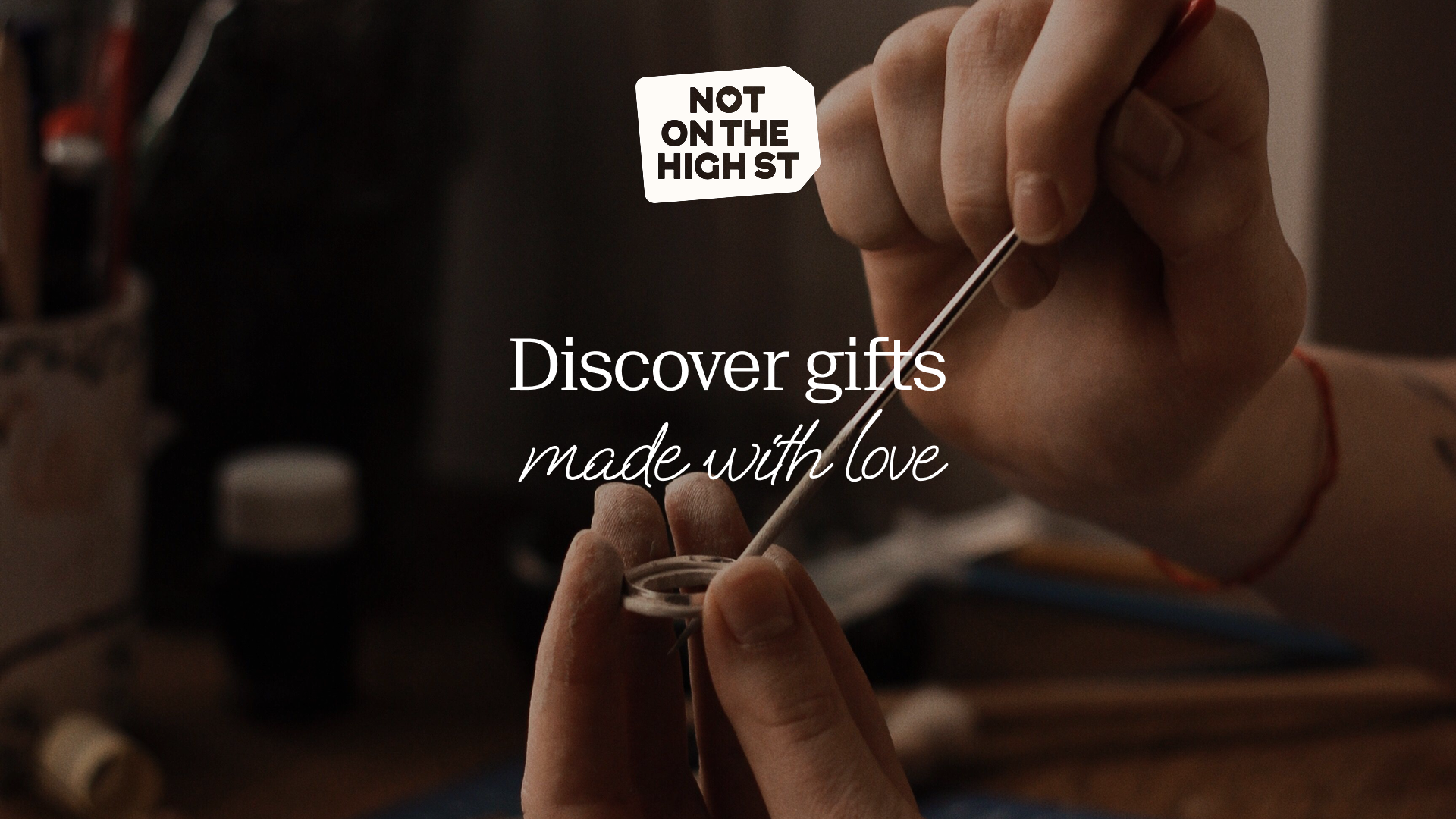 notonthehighstreet Facebook ad: Gifts that aren't off a shelf