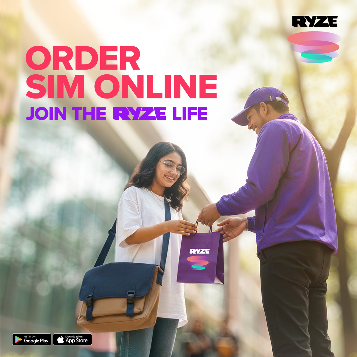 RYZE Live Facebook ad