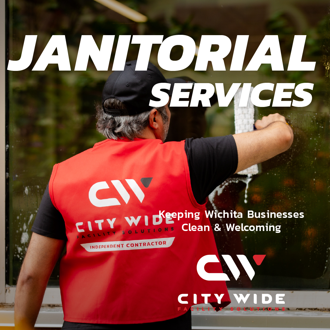 City Wide Facility Solutions Wichita Facebook ad: Looking for a janitorial team that cares as…
