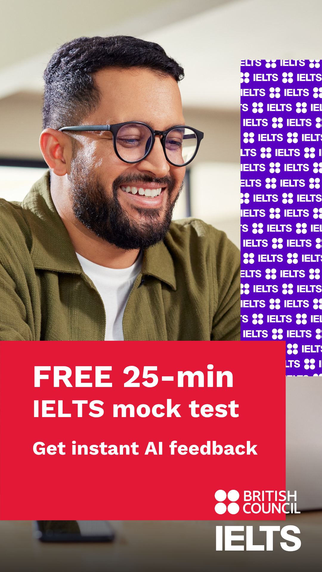 IELTS – British Council Pakistan Facebook ad