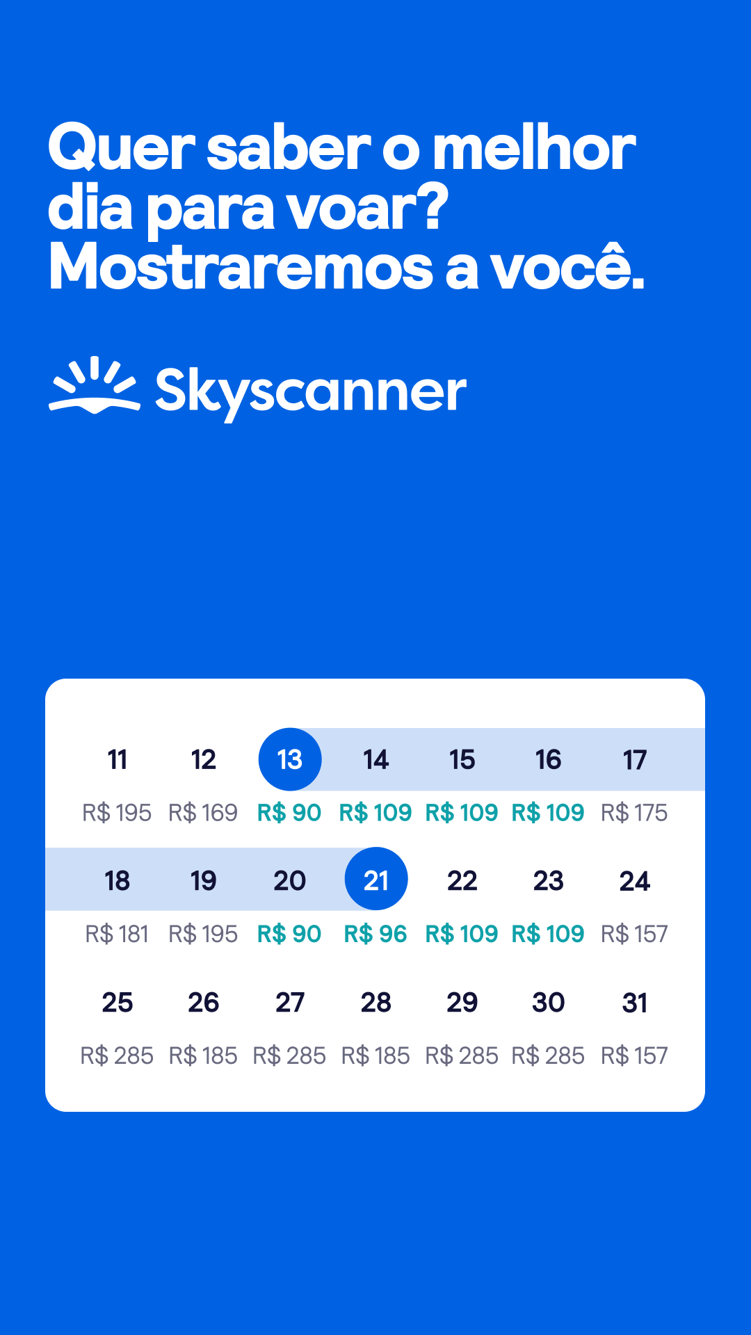 Skyscanner Facebook ad