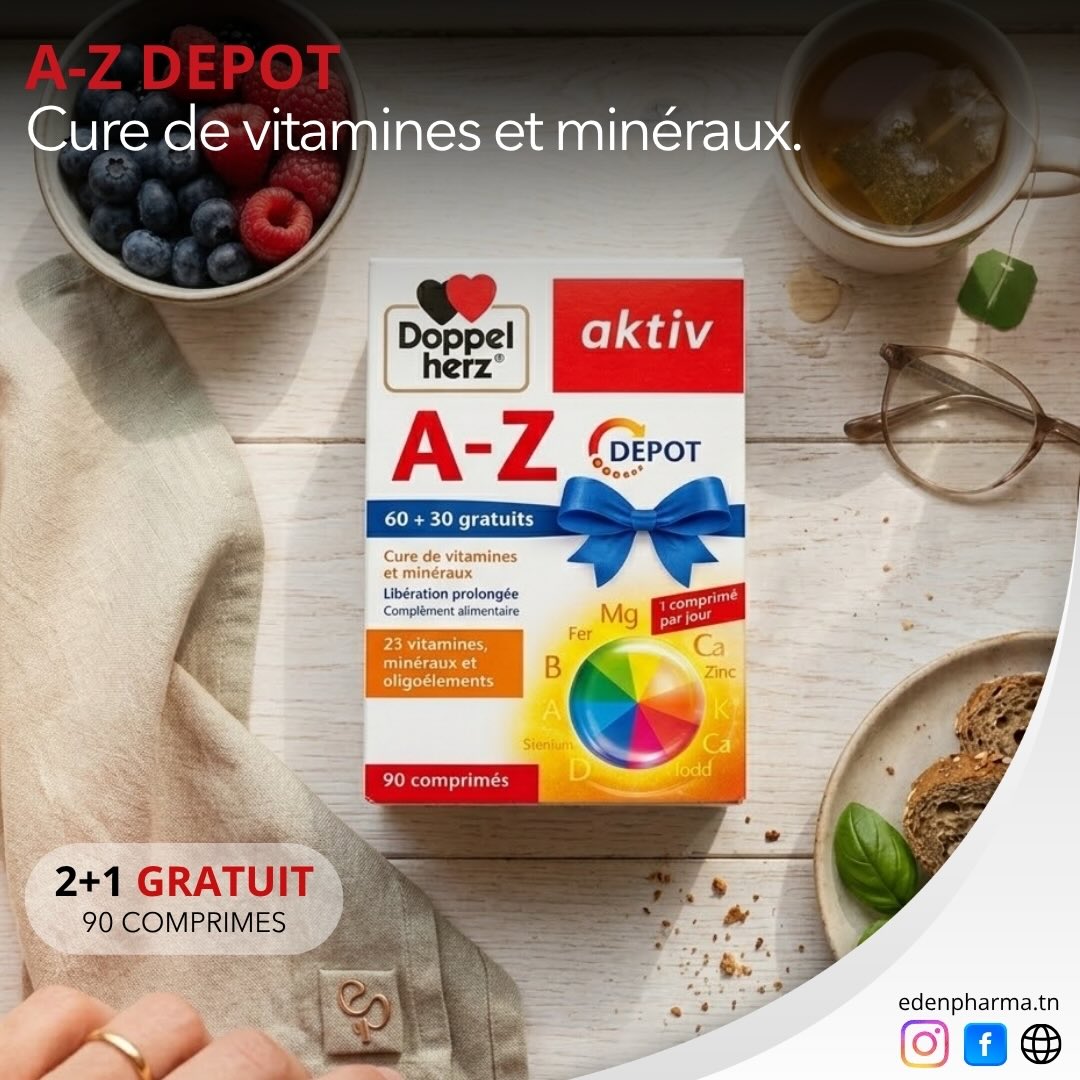 EdenPharma.tn Facebook ad: Doppelhertz, produits en ligne en Tunisie, Eden Pharma