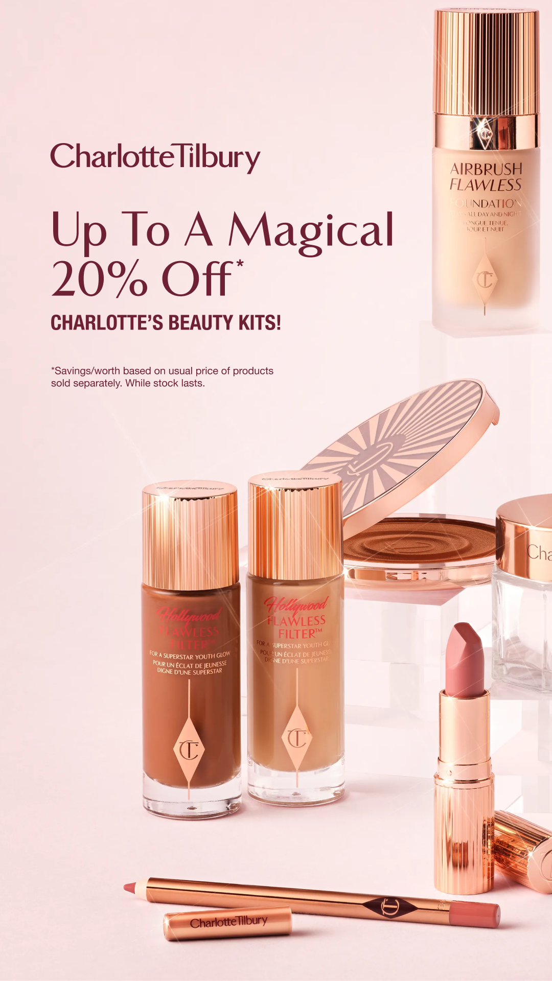 Charlotte Tilbury Facebook ad