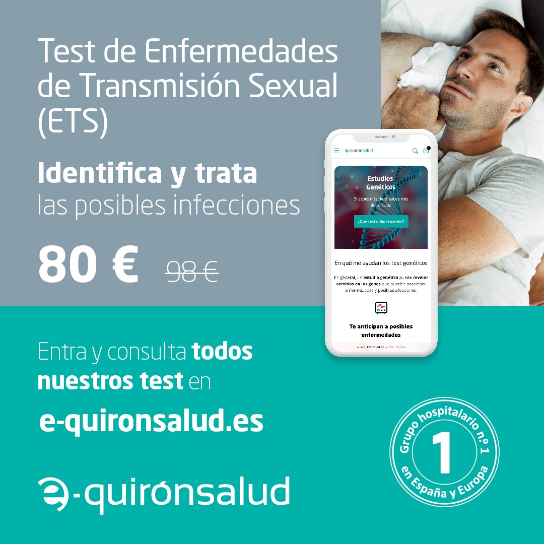quirónsalud Facebook ad: Test de ETS