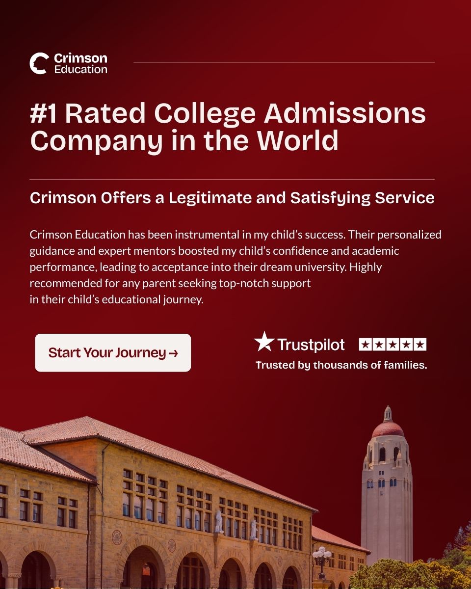 Crimson Education Facebook ad