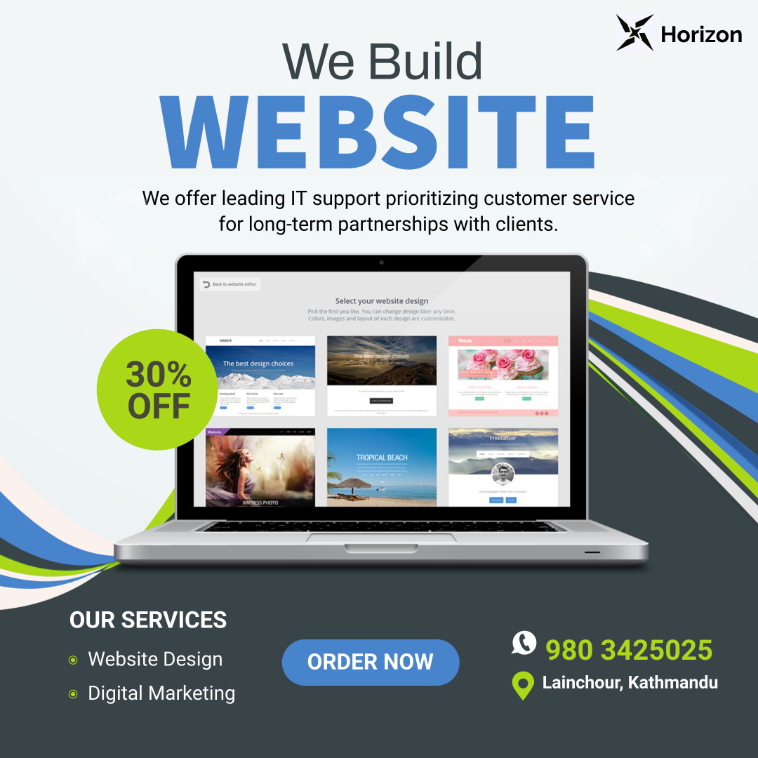 Horizon International Facebook ad: We offer expert IT support.