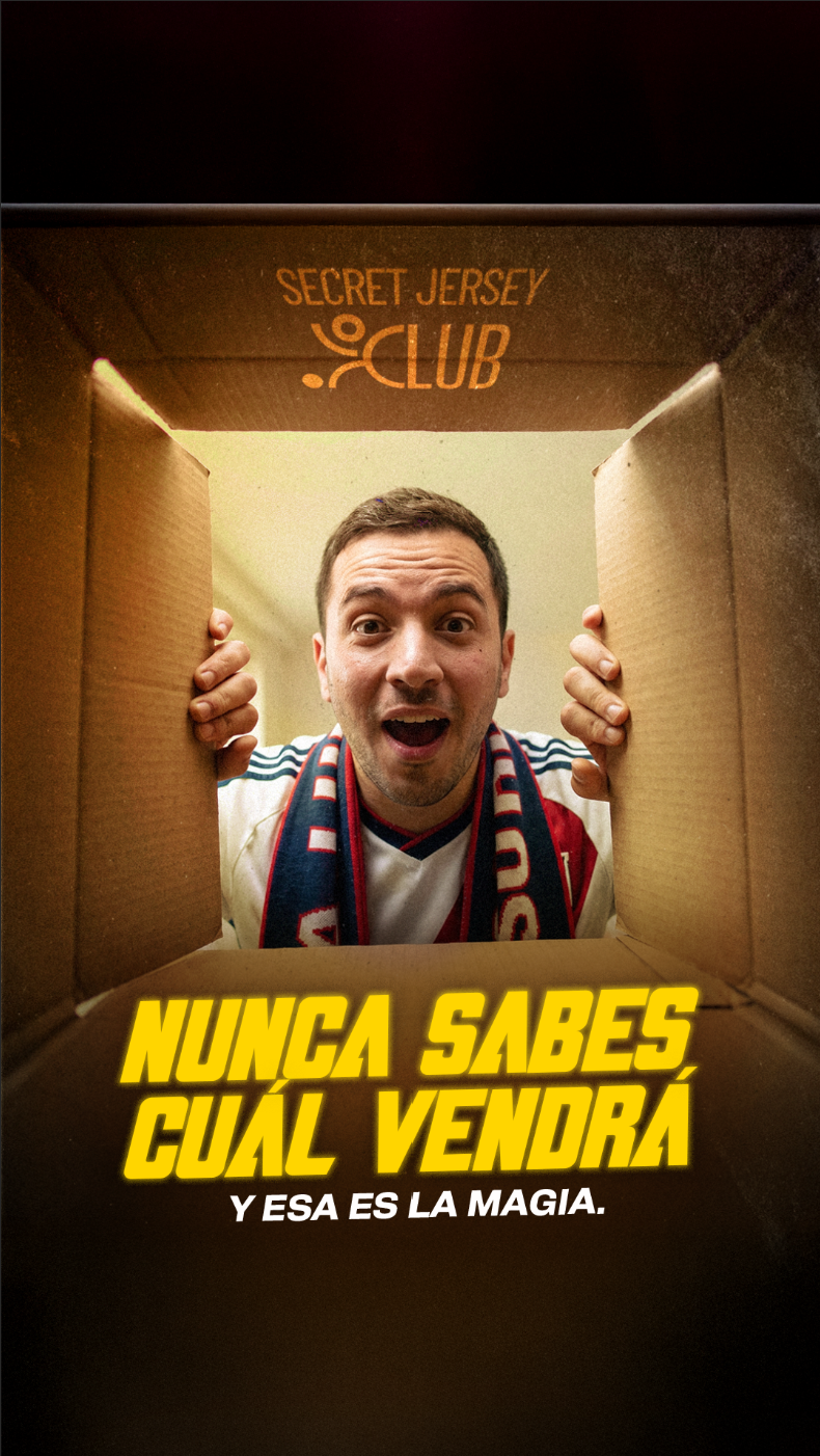 Secret Jersey Club Facebook ad from Jul 12, 2026