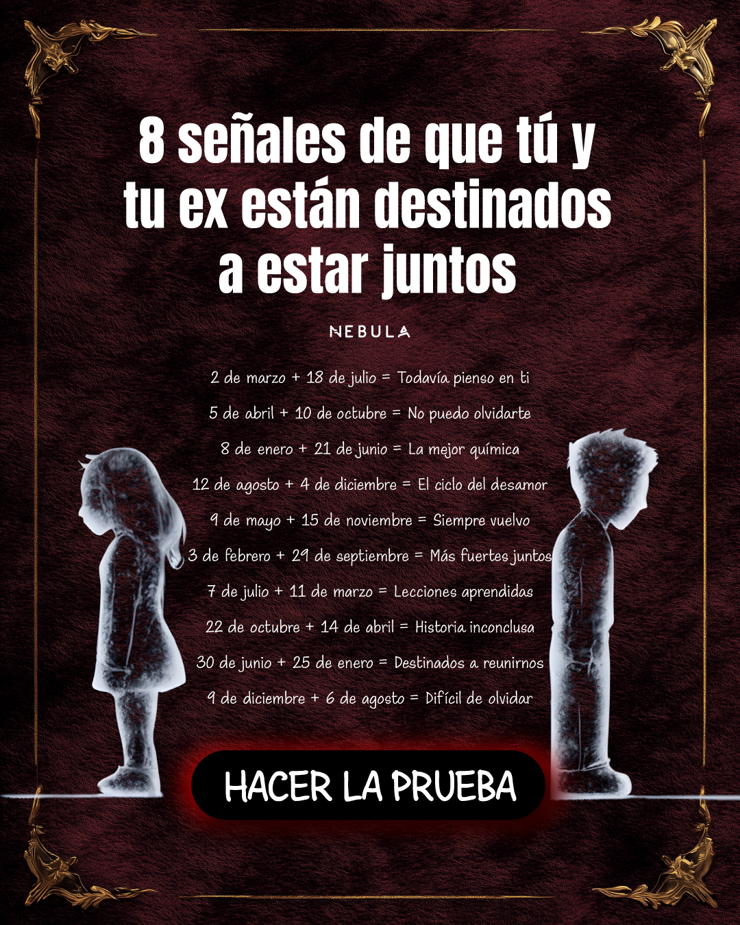 Nebula: Will my ex return? Facebook ad