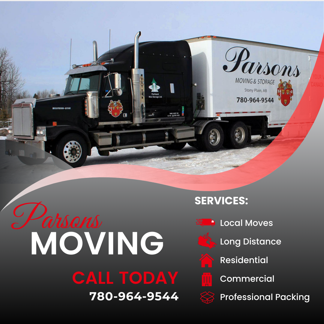 Parsons Moving & Storage Facebook ad from Feb 7, 2025