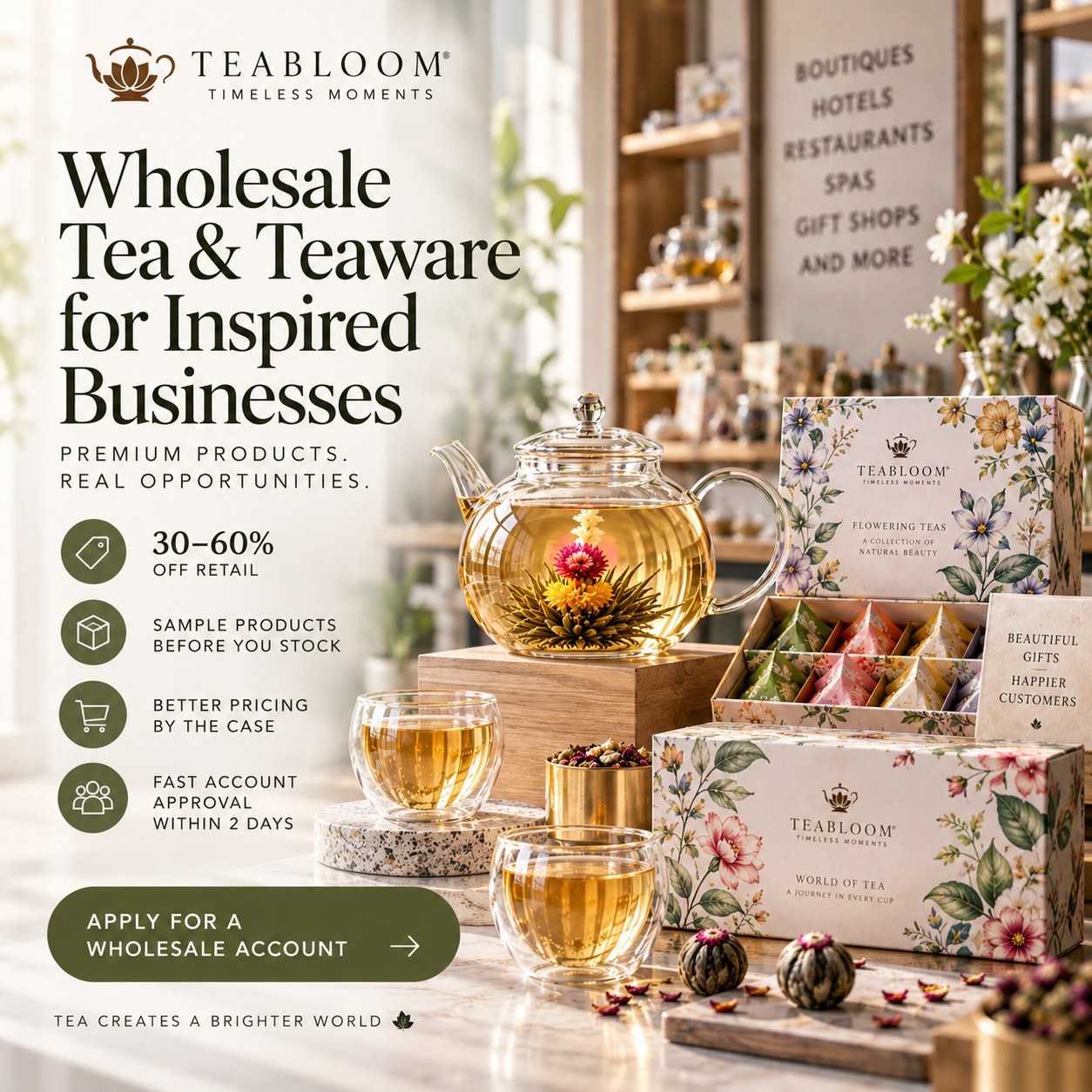 Teabloom Facebook ad