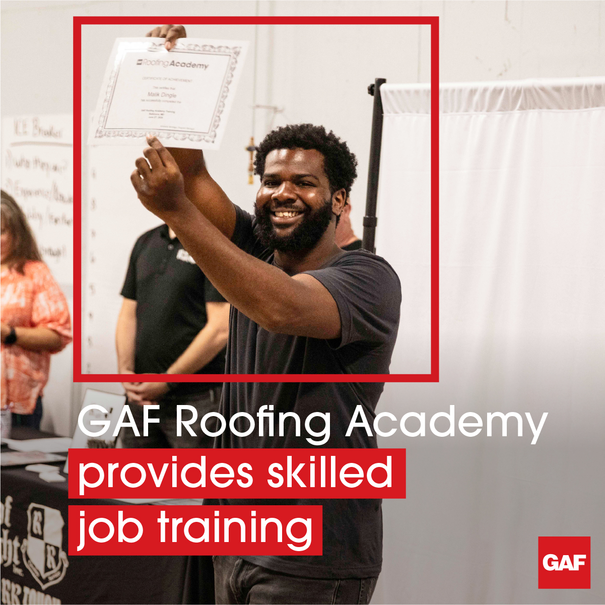 GAF - Roofing Facebook ad