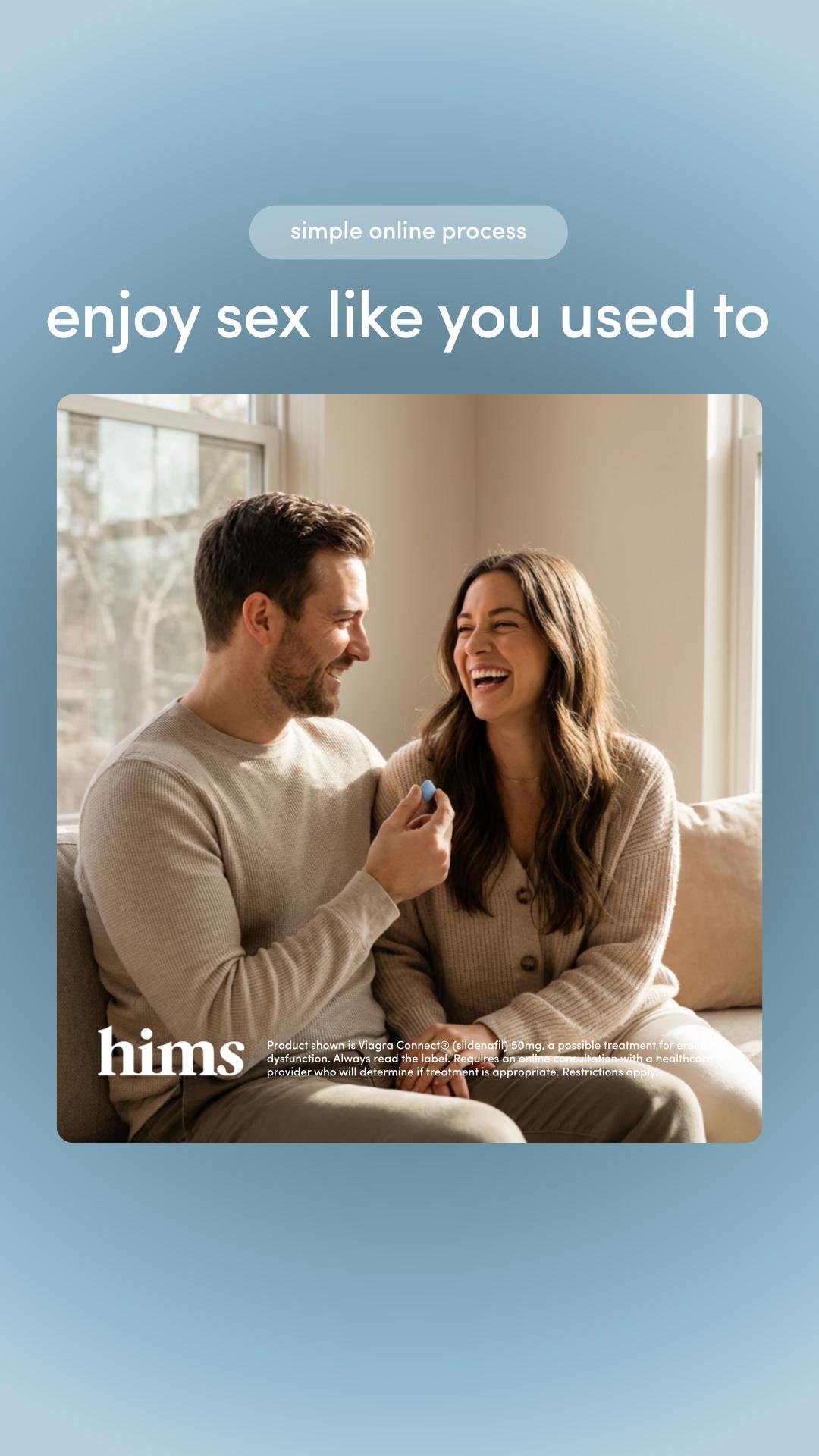 hims Facebook ad