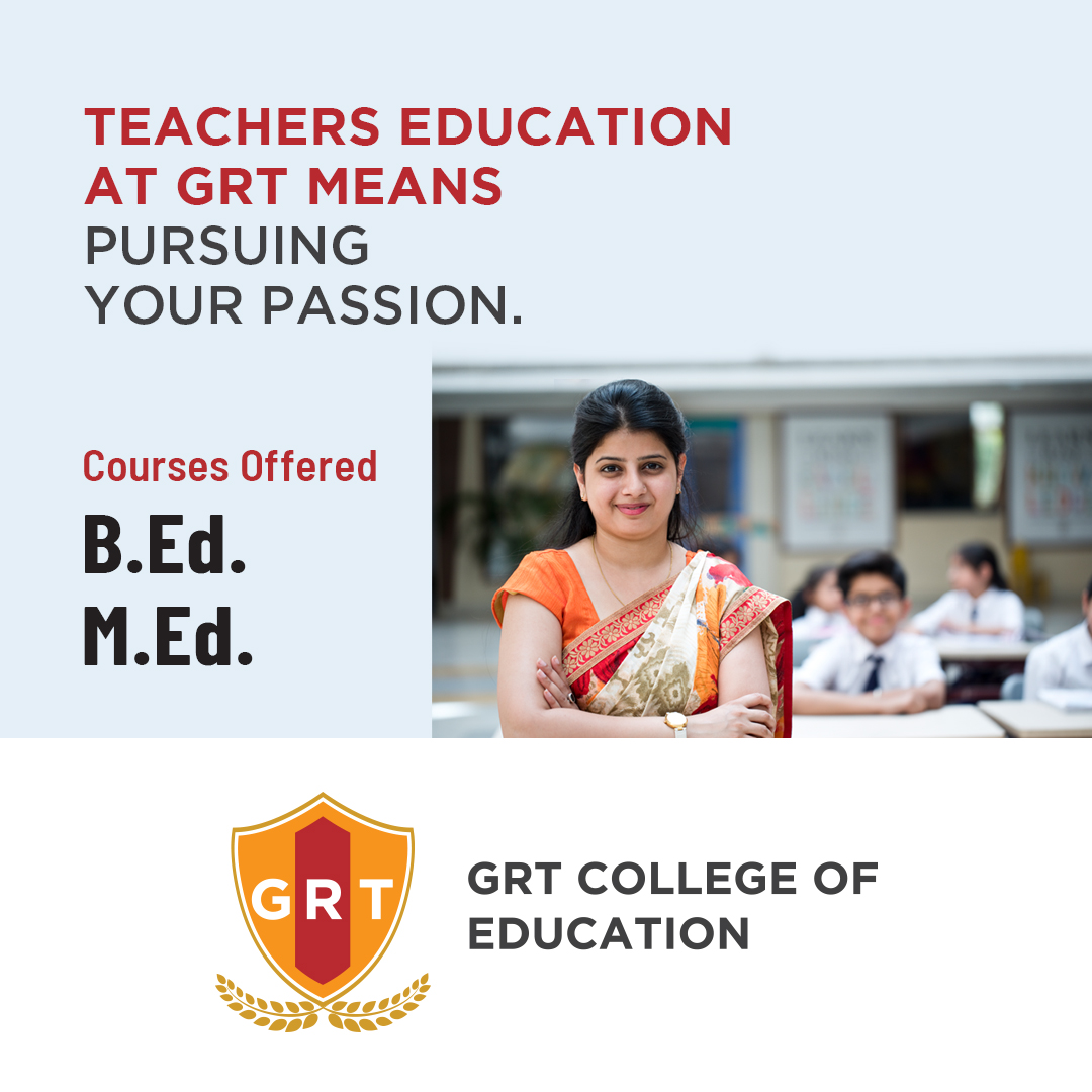 GRT College of Education Facebook ad from May 12, 2026