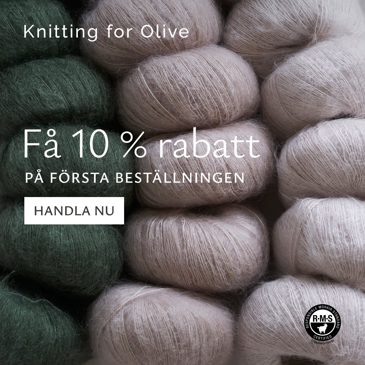 Knitting for Olive Facebook ad