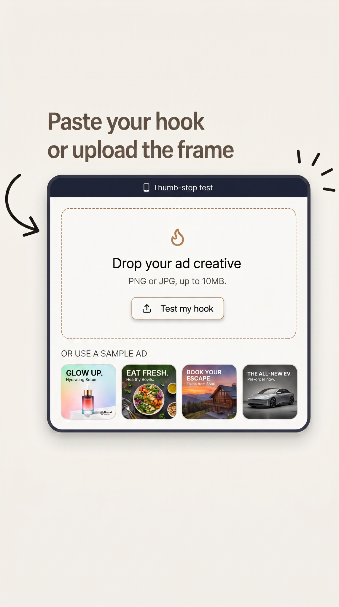 AdRoast.ai Facebook ad