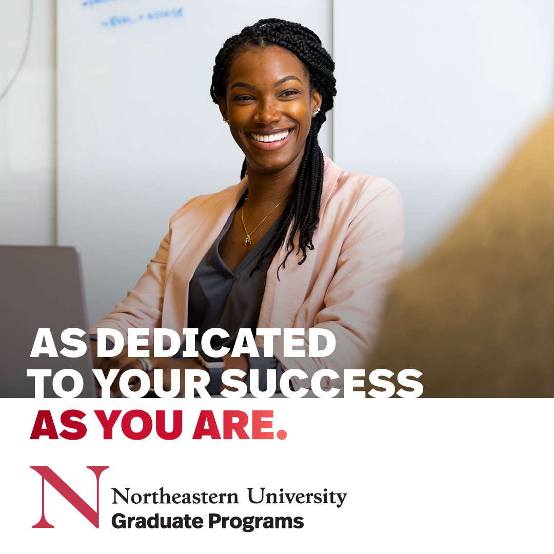 Northeastern University Graduate Admissions Facebook ad: Today’s the day to bet on yourself.