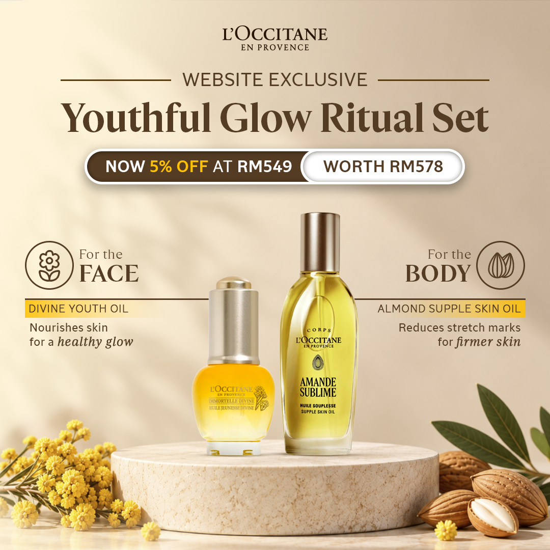 L'OCCITANE en Provence Facebook ad: Youthful Glow Ritual