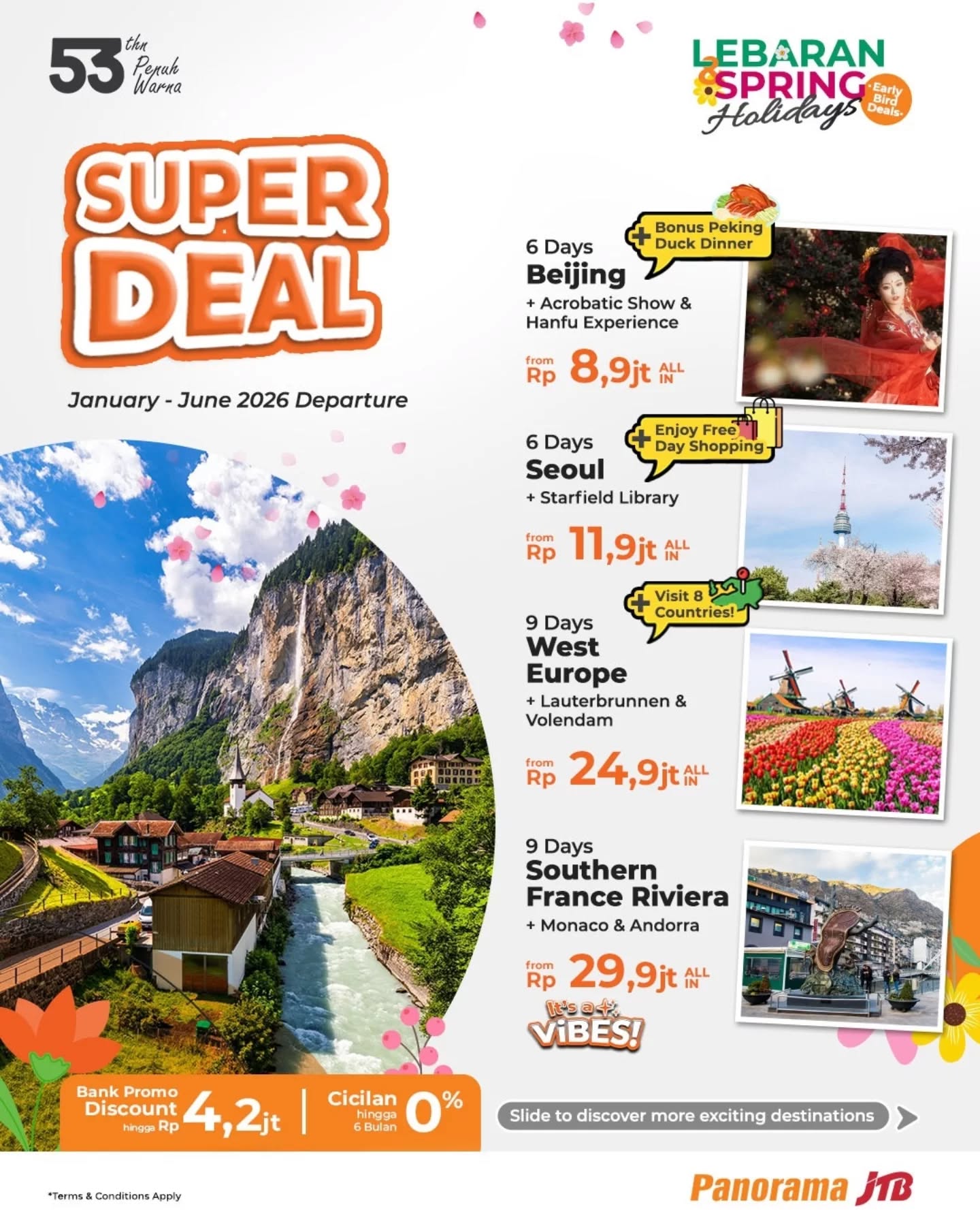 Panorama JTB Tours Facebook ad