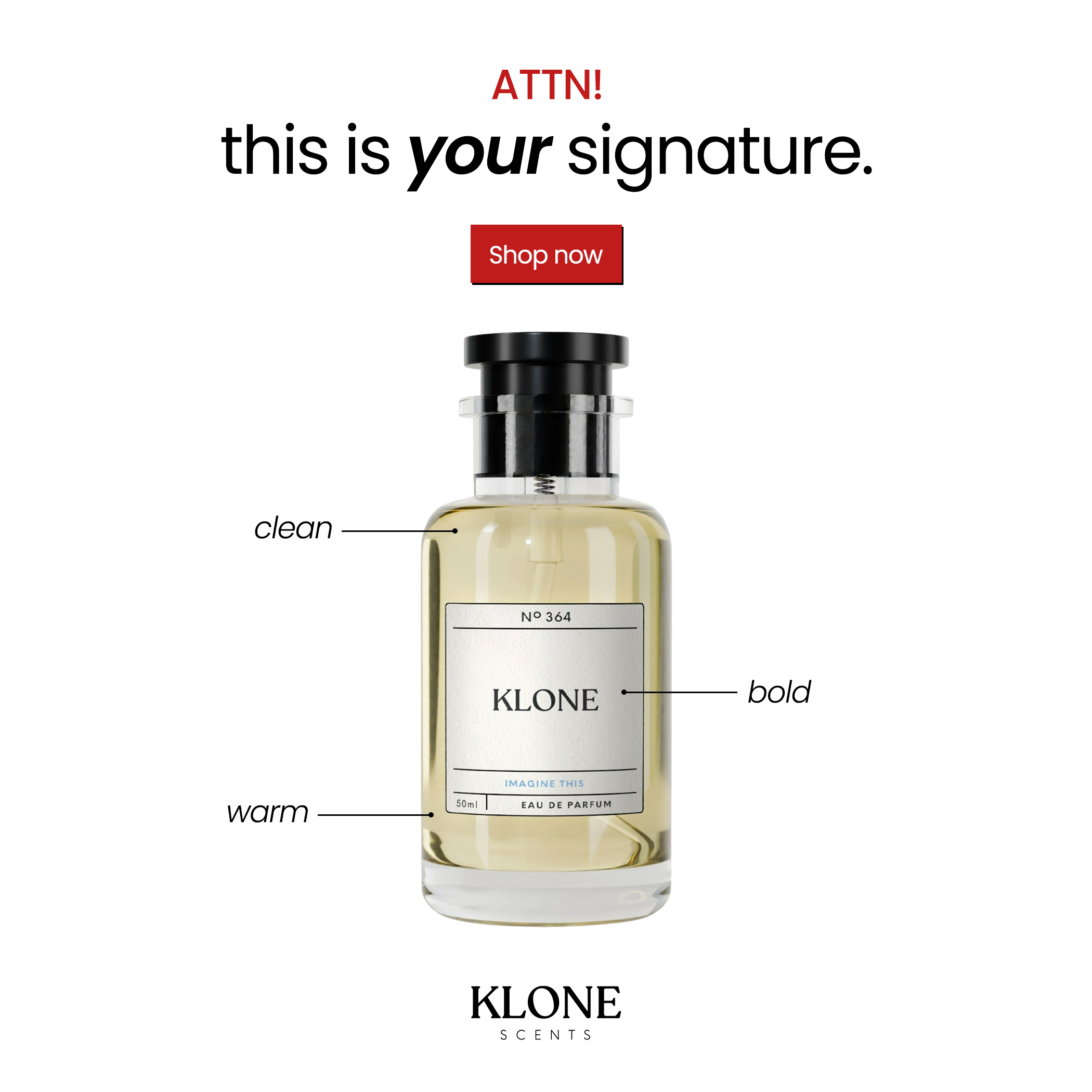 Klone Scents Facebook ad