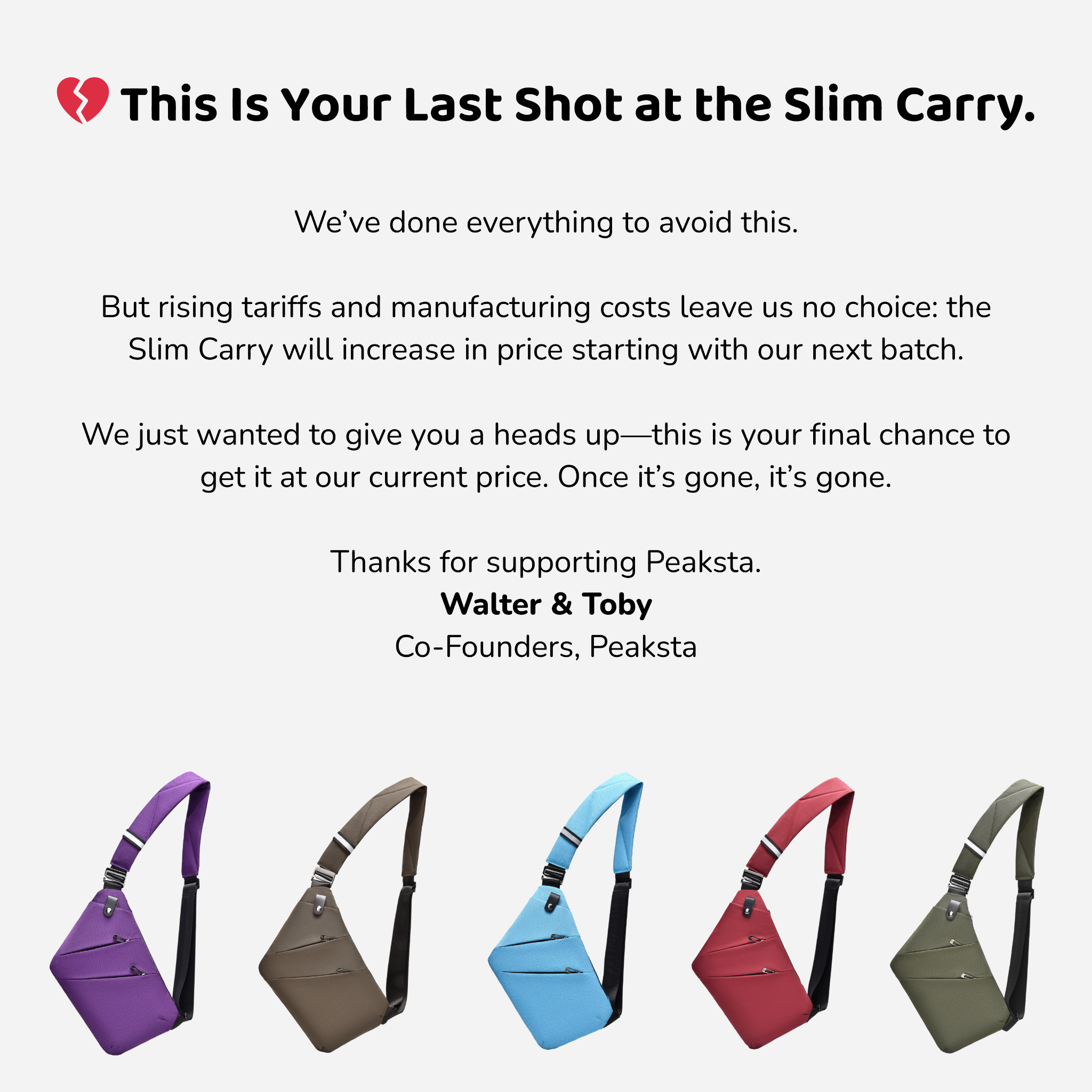 Peaksta Facebook ad
