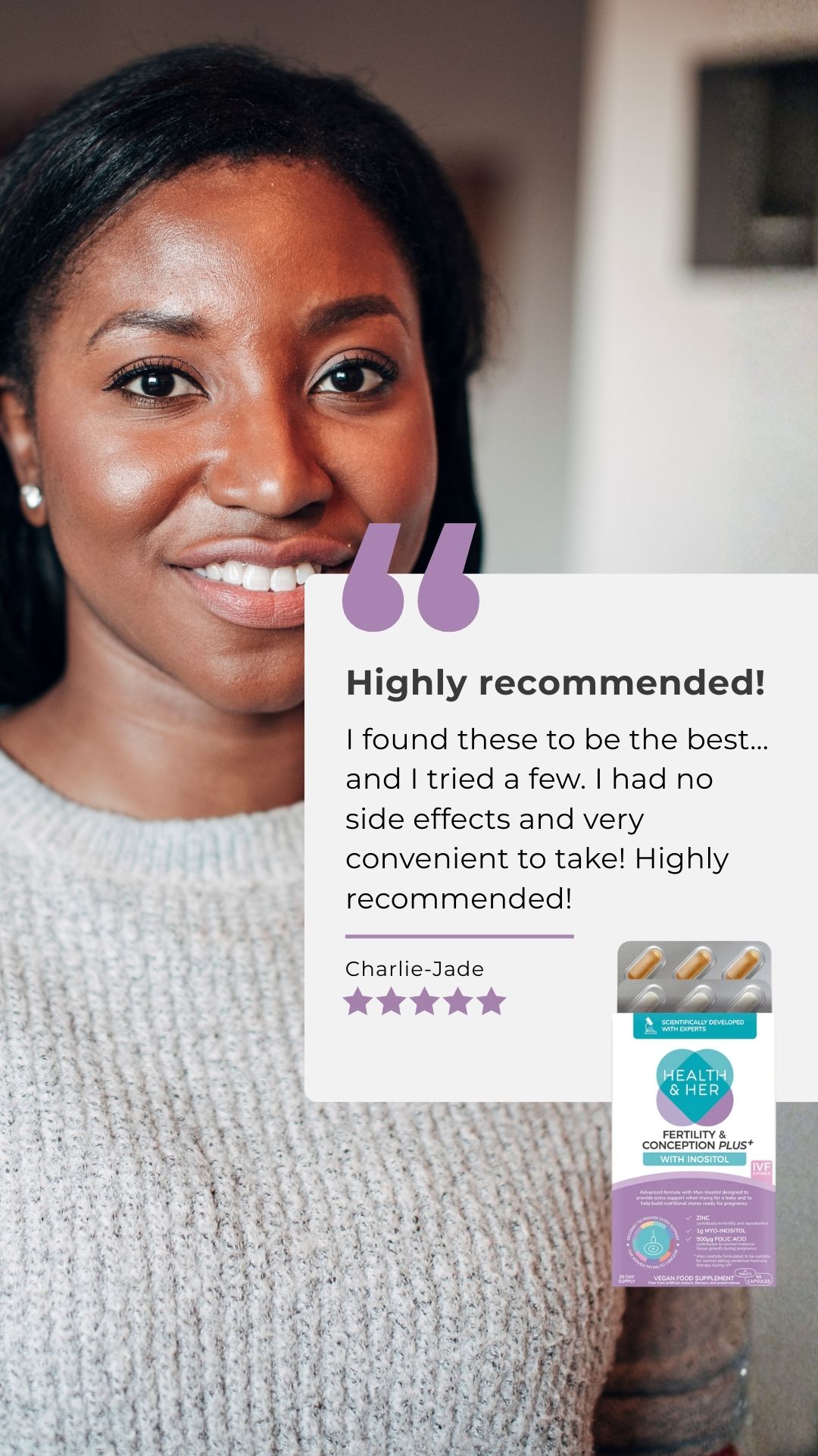 Health & Her Facebook ad