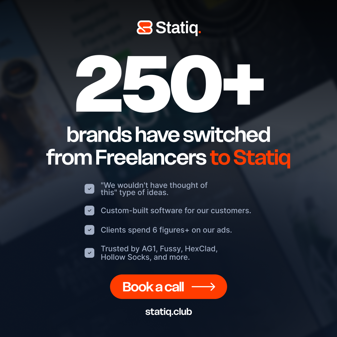 Statiq.club Facebook ad