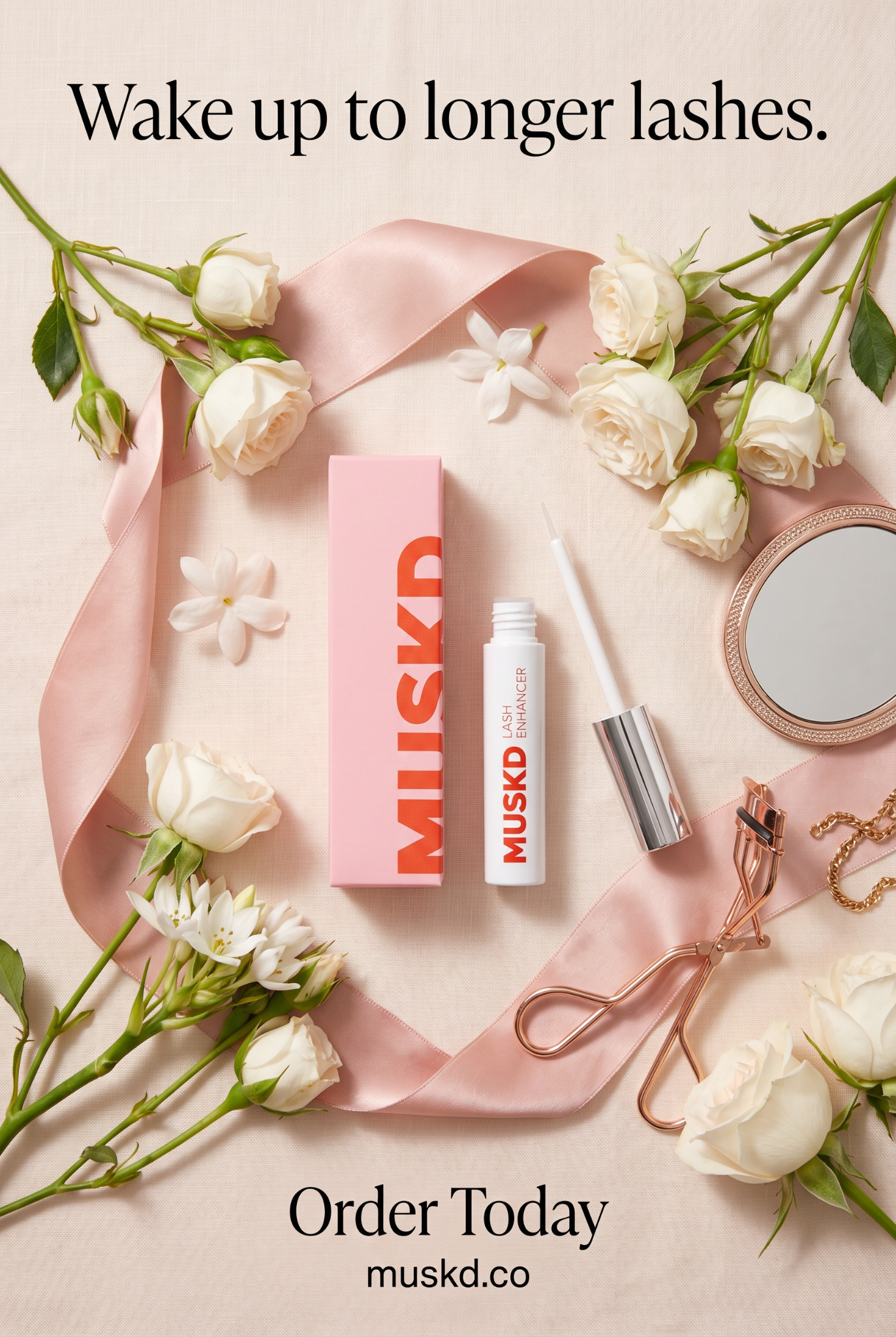 MUSKD Facebook ad: Real Lash Growth Without Extensions