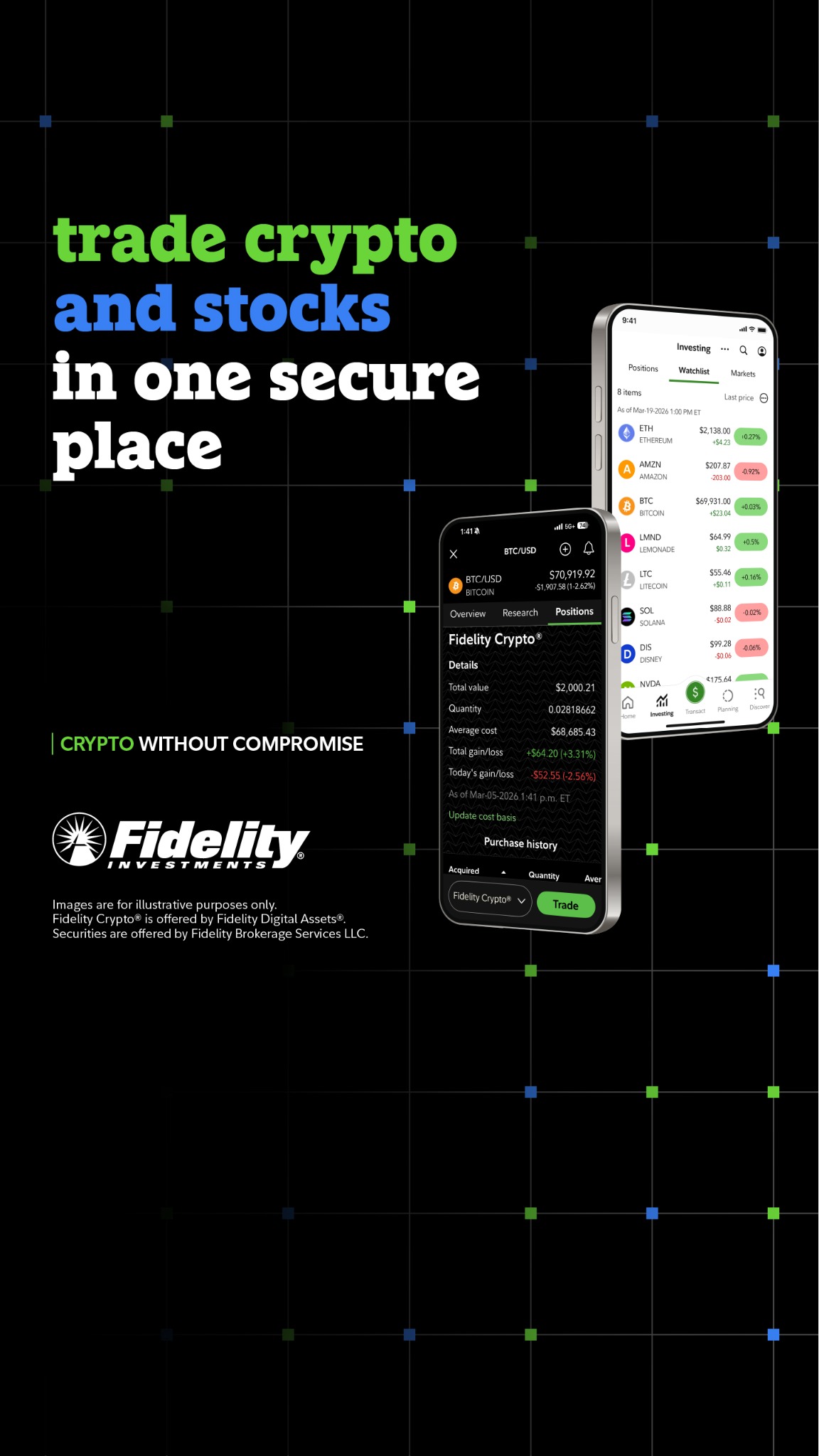 Fidelity Investments Facebook ad