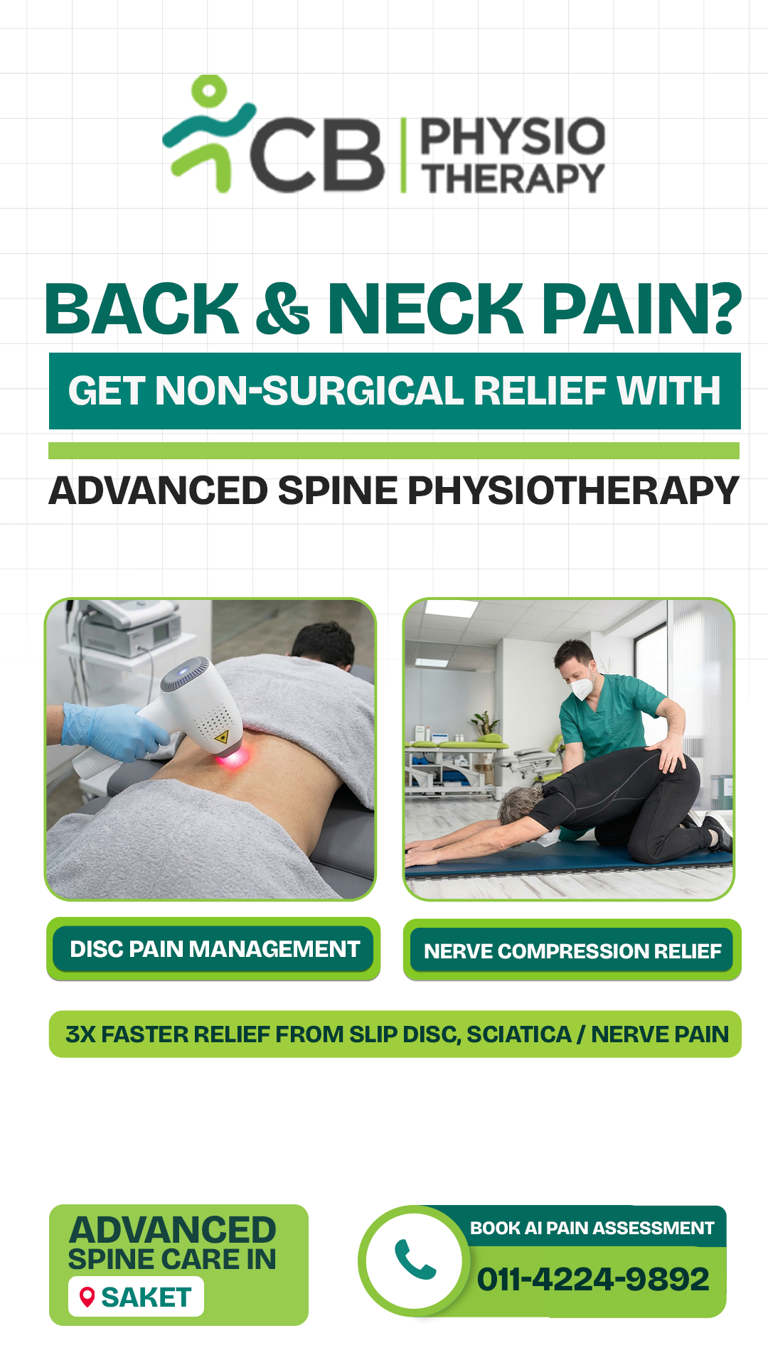CB Physiotherapy Facebook ad