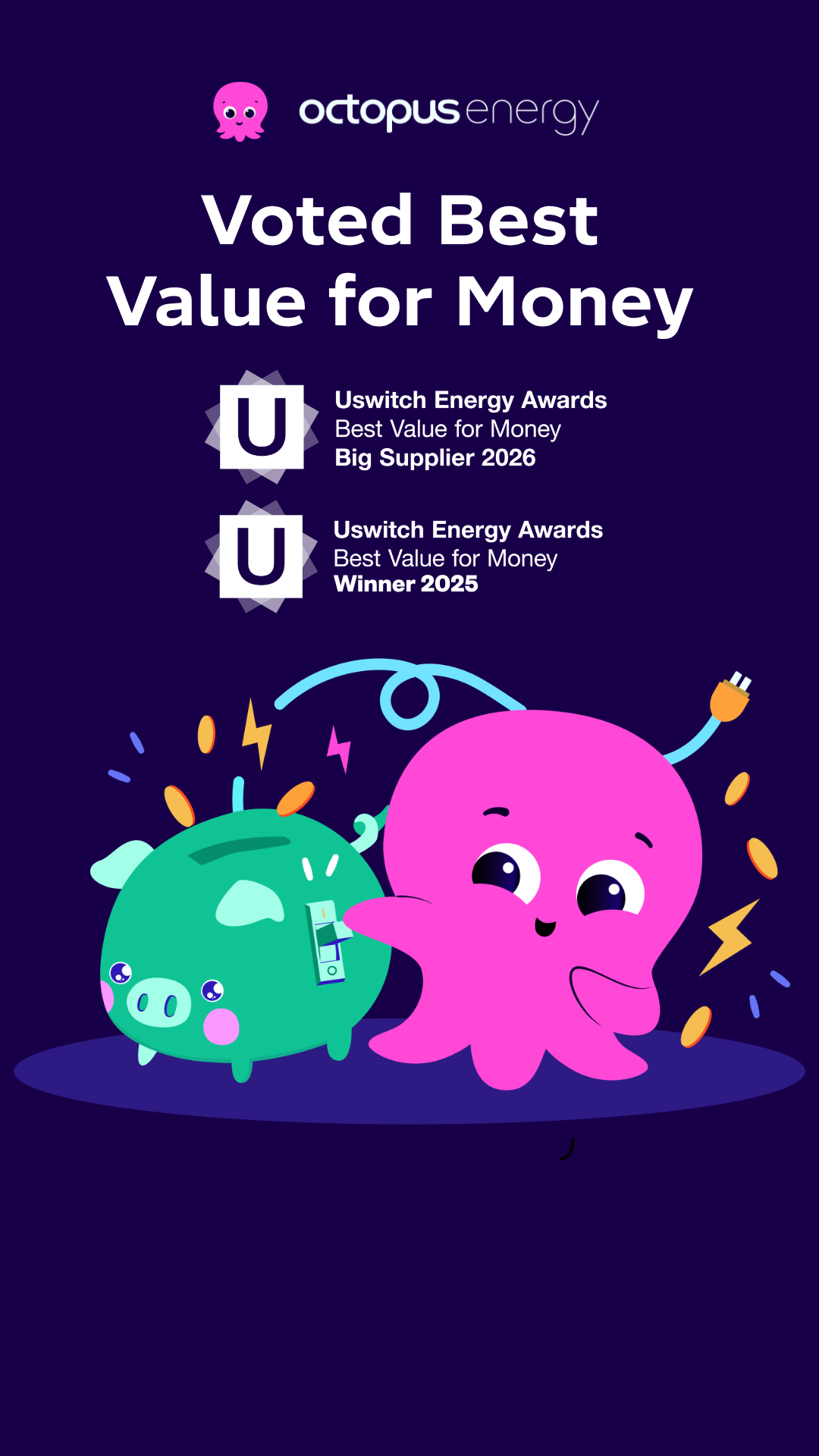 Octopus Energy Facebook ad