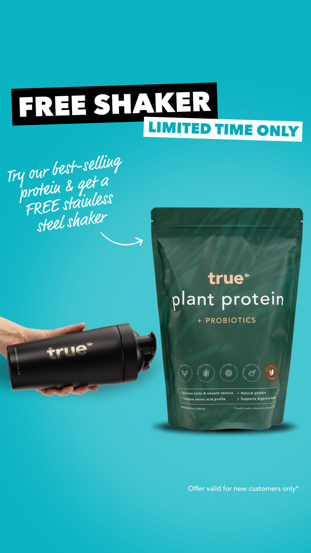 True Protein Facebook ad