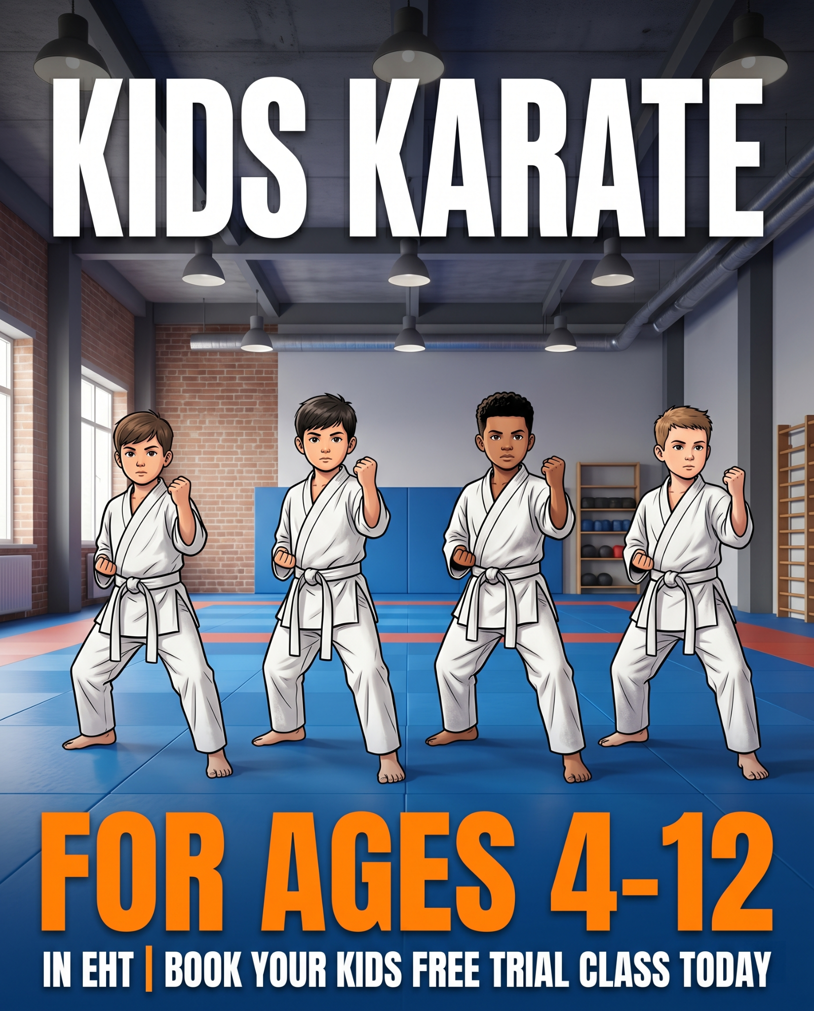 Modesto's Karate Academies -Egg Harbor Township, NJ Facebook ad: Free Kids Karate Class in Egg Harbor Township