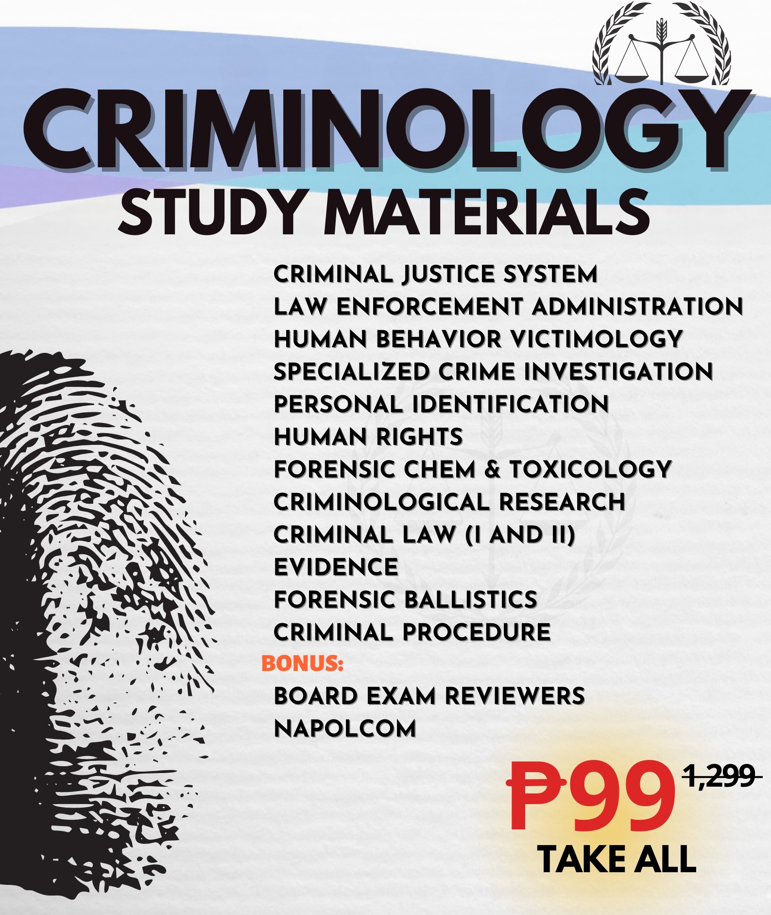 Criminolohiya Notes Facebook ad: Want to study Criminology?