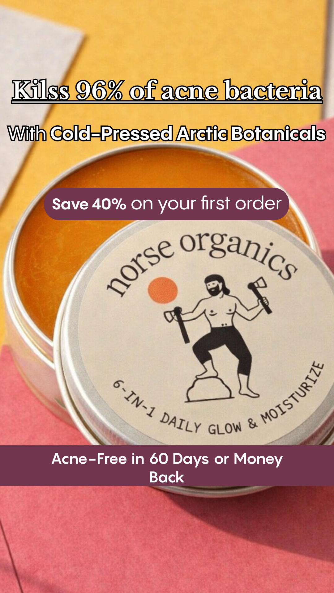 Norse Organics Facebook ad