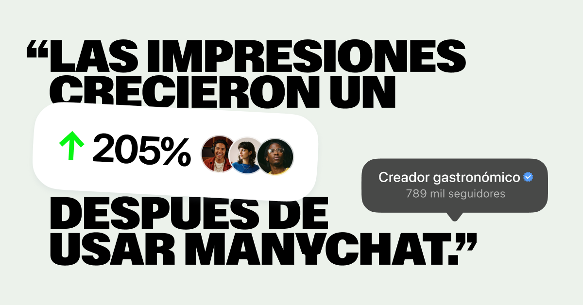 Manychat Facebook ad