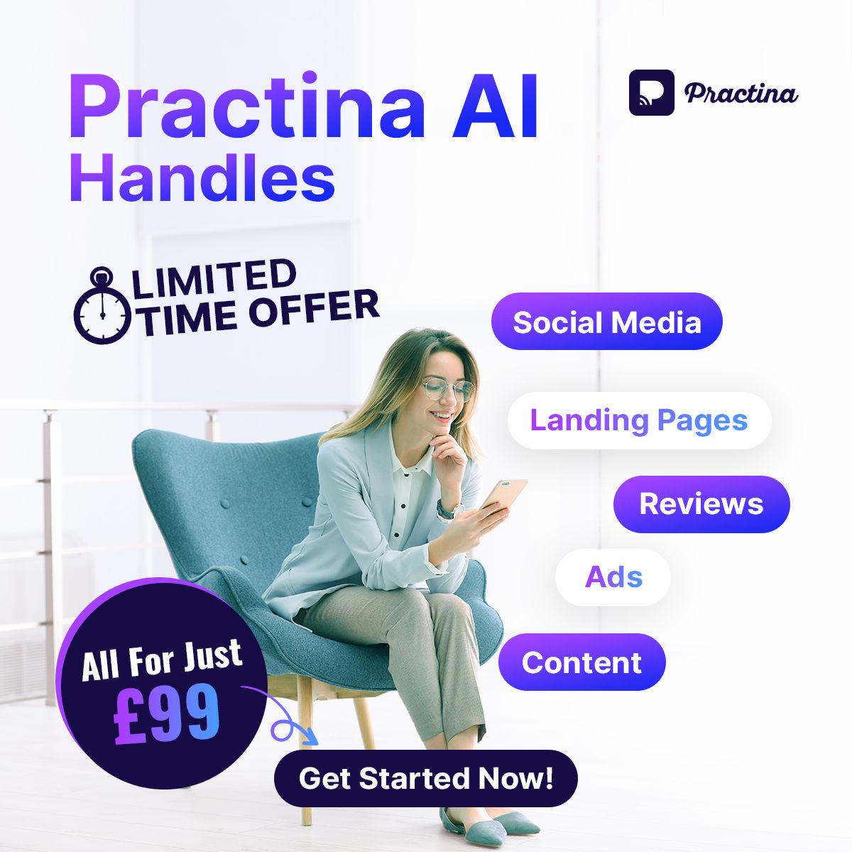 Practina Facebook ad