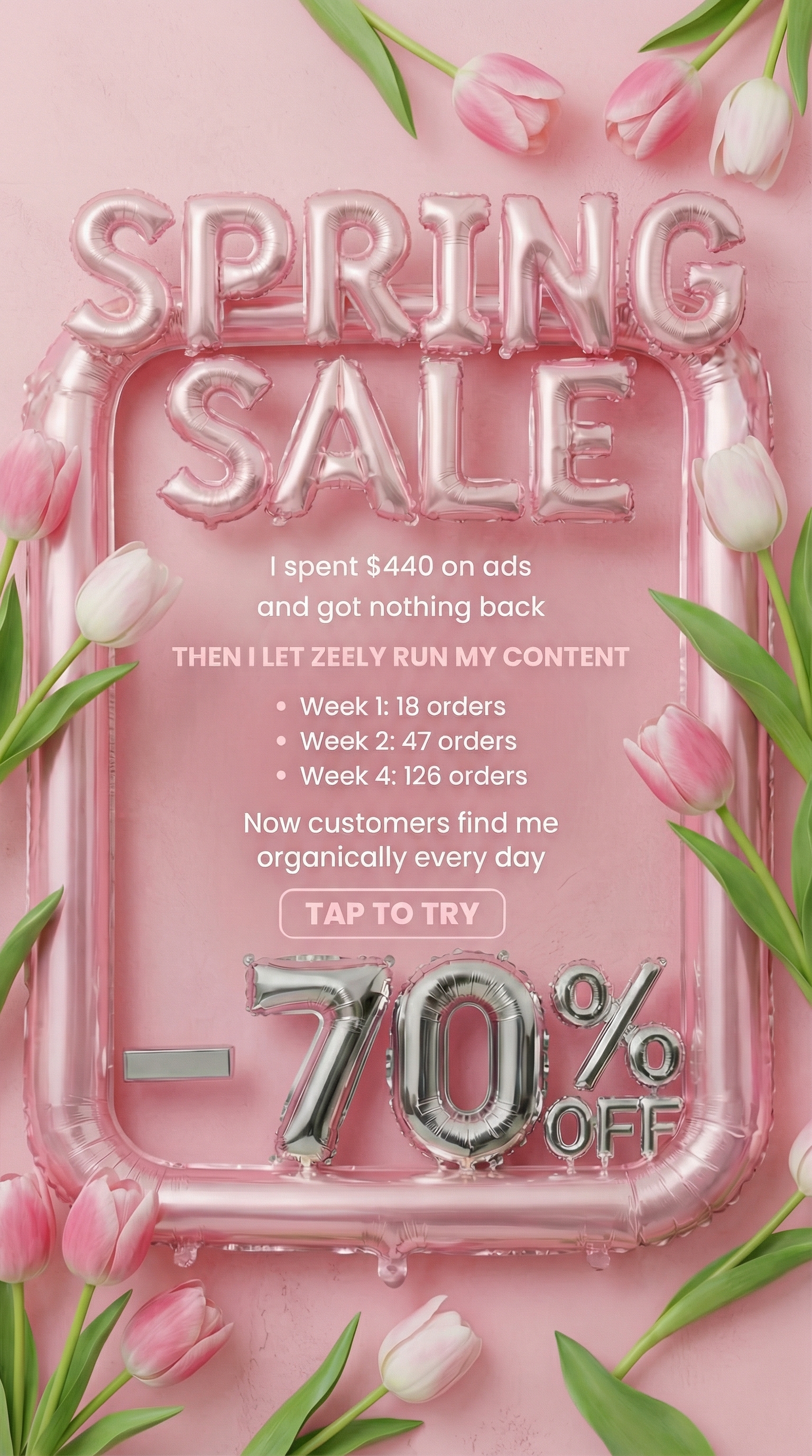 Zeely Facebook ad