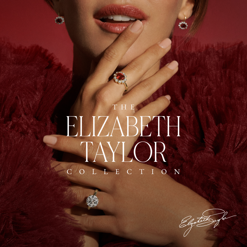 Brilliant Earth Facebook ad: The Elizabeth Taylor Collection