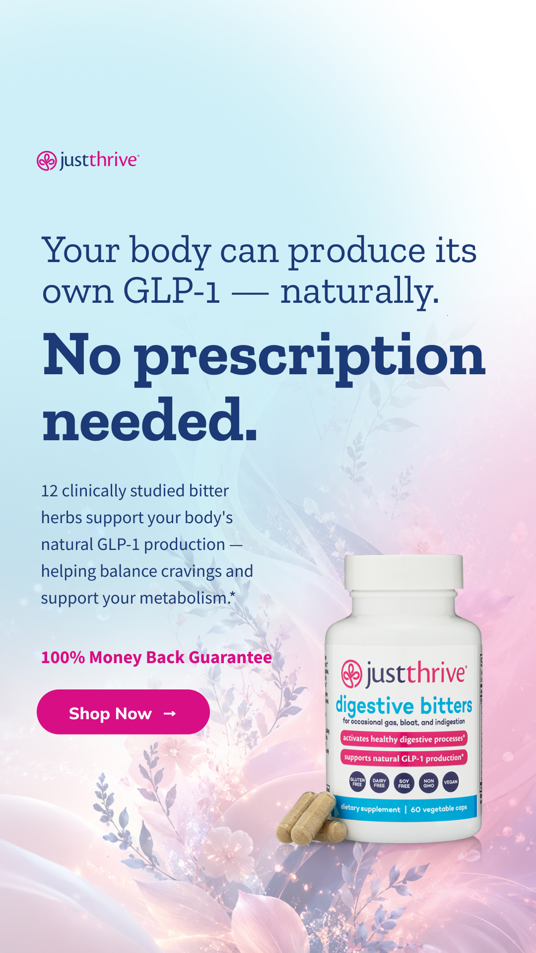 Just Thrive Facebook ad