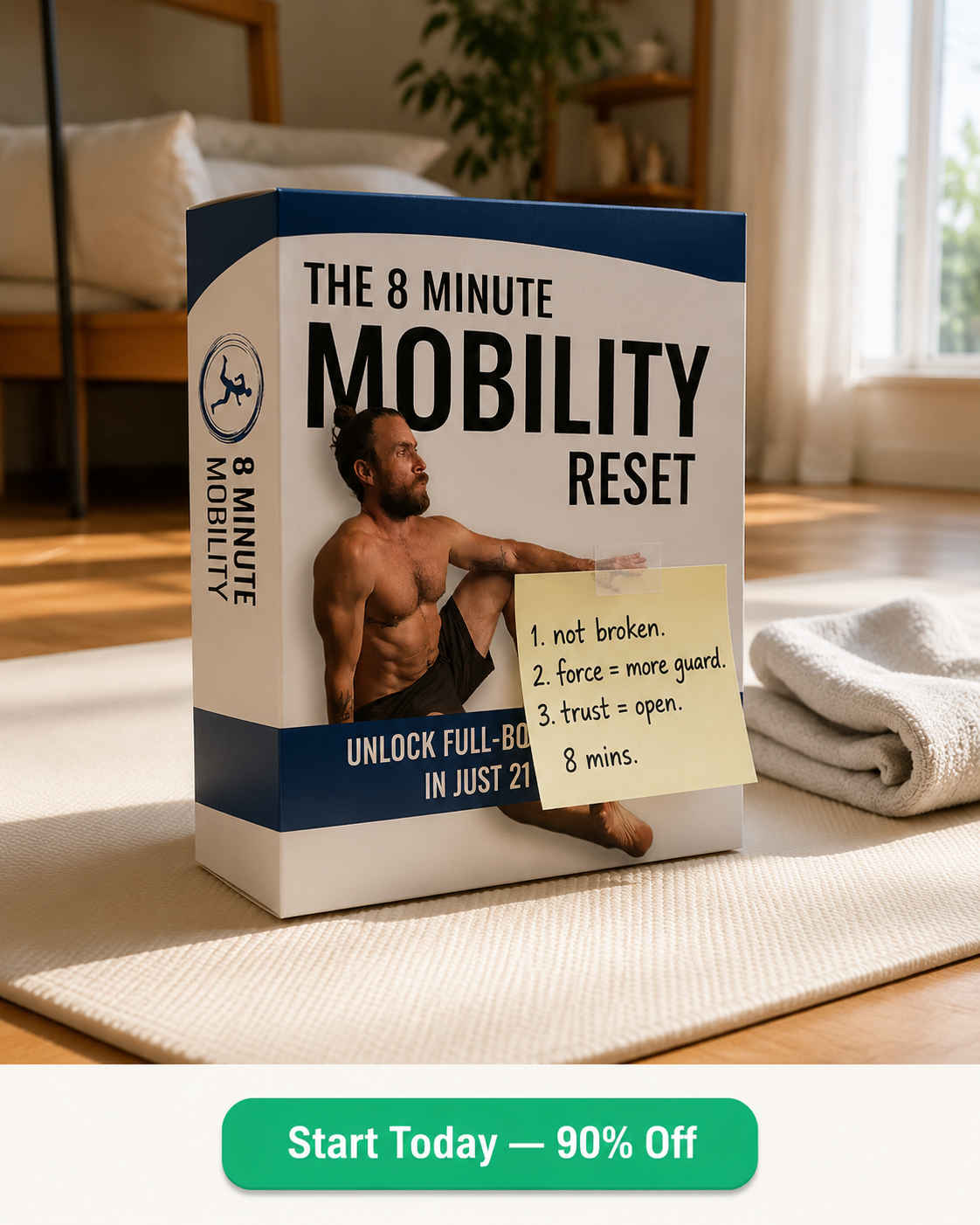 Eddie Ron - Sports Therapist Facebook ad: Unlock Full Body Mobility in 21 Days