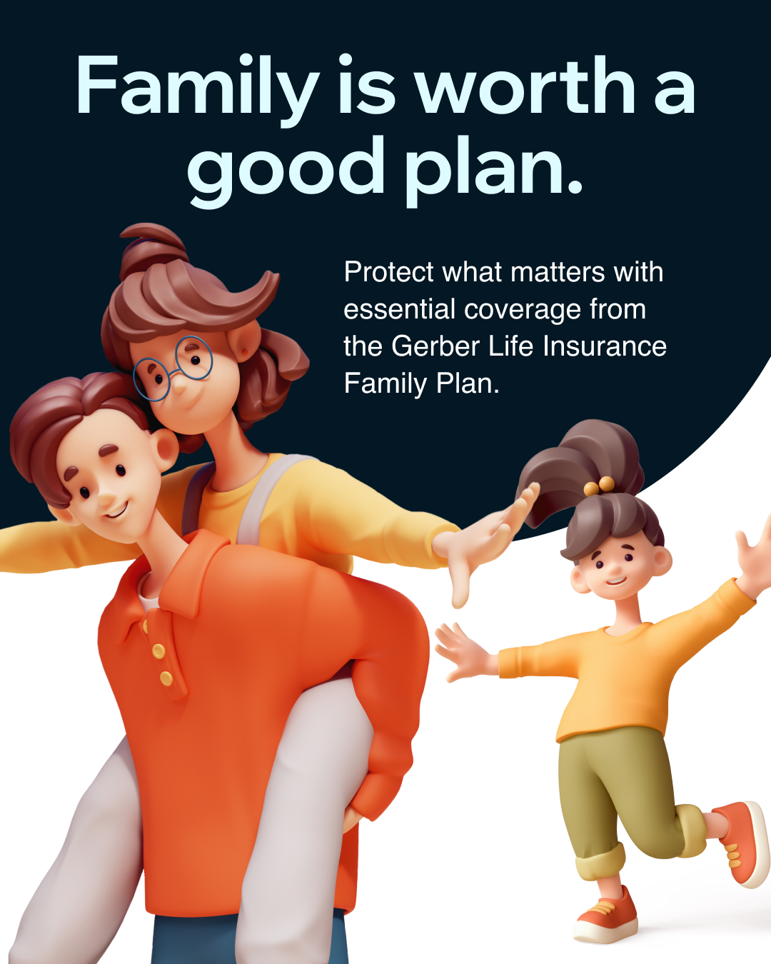 Gerber Life Facebook ad